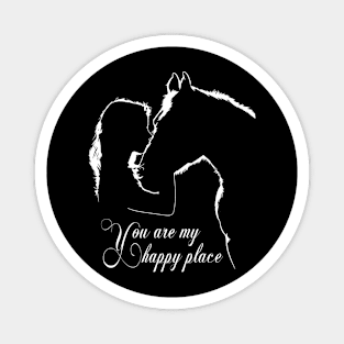 Horse - Your are my happy place Magnet